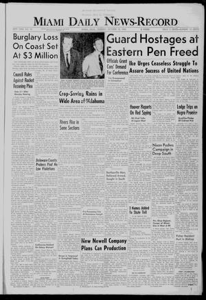 Miami Daily News-Record (Miami, Okla.), Vol. 58, No. 95, Ed. 1 Tuesday, October 18, 1960