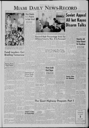 Miami Daily News-Record (Miami, Okla.), Vol. 58, No. 101, Ed. 1 Tuesday, October 25, 1960