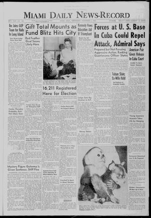 Miami Daily News-Record (Miami, Okla.), Vol. 58, No. 108, Ed. 1 Wednesday, November 2, 1960