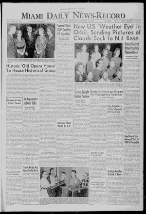 Miami Daily News-Record (Miami, Okla.), Vol. 58, No. 126, Ed. 1 Wednesday, November 23, 1960
