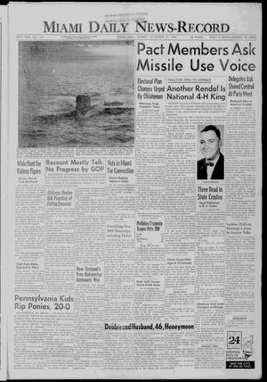 Miami Daily News-Record (Miami, Okla.), Vol. 58, No. 129, Ed. 1 Sunday, November 27, 1960