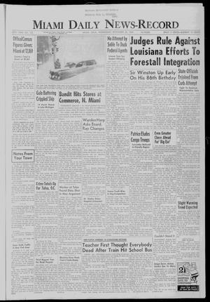 Primary view of object titled 'Miami Daily News-Record (Miami, Okla.), Vol. 58, No. 132, Ed. 1 Wednesday, November 30, 1960'.