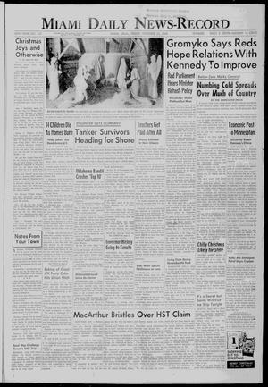 Miami Daily News-Record (Miami, Okla.), Vol. 58, No. 152, Ed. 1 Friday, December 23, 1960