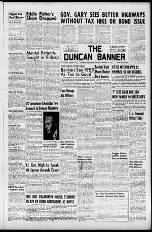 The Duncan Banner (Duncan, Okla.), Vol. 66, No. 249, Ed. 1 Tuesday, January 6, 1959