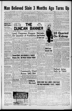 The Duncan Banner (Duncan, Okla.), Vol. 66, No. 265, Ed. 1 Sunday, January 25, 1959
