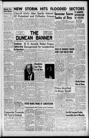 Primary view of object titled 'The Duncan Banner (Duncan, Okla.), Vol. 66, No. 266, Ed. 1 Monday, January 26, 1959'.