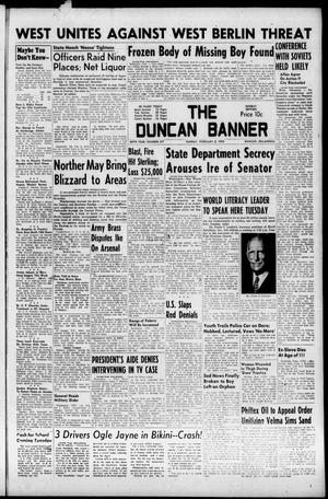 The Duncan Banner (Duncan, Okla.), Vol. 66, No. 277, Ed. 1 Sunday, February 8, 1959