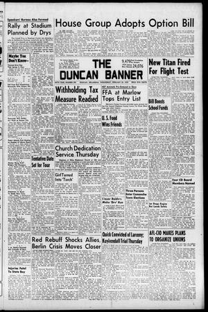 The Duncan Banner (Duncan, Okla.), Vol. 66, No. 292, Ed. 1 Wednesday, February 25, 1959
