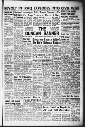 Primary view of object titled 'The Duncan Banner (Duncan, Okla.), Vol. 66, No. 308, Ed. 1 Monday, March 9, 1959'.