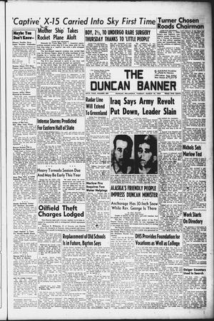 Primary view of object titled 'The Duncan Banner (Duncan, Okla.), Vol. 66, No. 309, Ed. 1 Tuesday, March 10, 1959'.