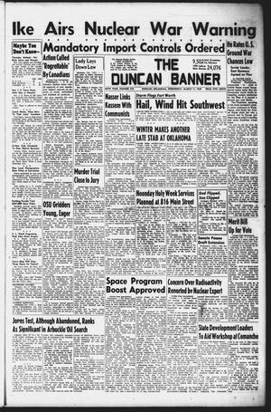 The Duncan Banner (Duncan, Okla.), Vol. 66, No. 310, Ed. 1 Wednesday, March 11, 1959