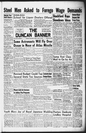 The Duncan Banner (Duncan, Okla.), Vol. 67, No. 23, Ed. 1 Friday, April 10, 1959