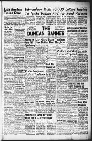 The Duncan Banner (Duncan, Okla.), Vol. 67, No. 31, Ed. 1 Monday, April 20, 1959