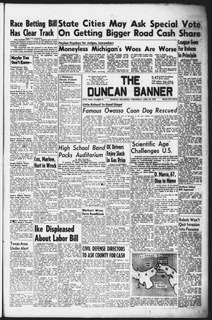 The Duncan Banner (Duncan, Okla.), Vol. 67, No. 39, Ed. 1 Wednesday, April 29, 1959