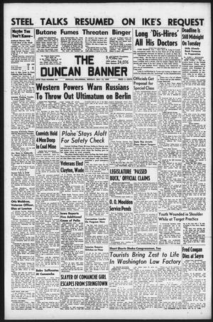 The Duncan Banner (Duncan, Okla.), Vol. 67, No. 104, Ed. 1 Monday, July 13, 1959