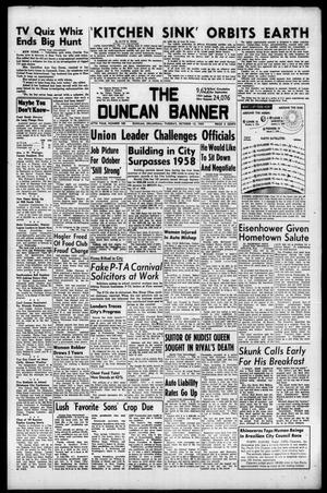 The Duncan Banner (Duncan, Okla.), Vol. 67, No. 185, Ed. 1 Tuesday, October 13, 1959