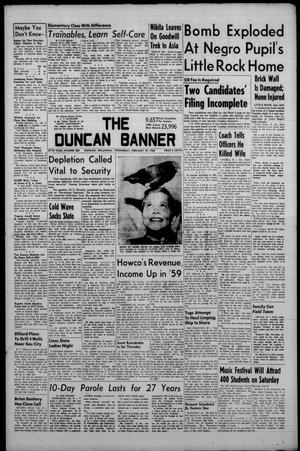 The Duncan Banner (Duncan, Okla.), Vol. 67, No. 283, Ed. 1 Wednesday, February 10, 1960