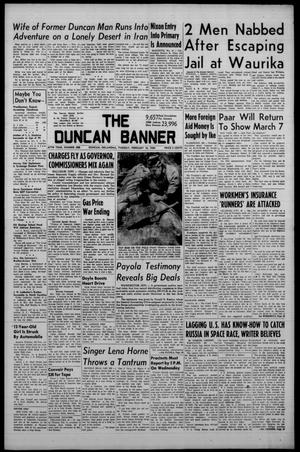 The Duncan Banner (Duncan, Okla.), Vol. 67, No. 288, Ed. 1 Tuesday, February 16, 1960