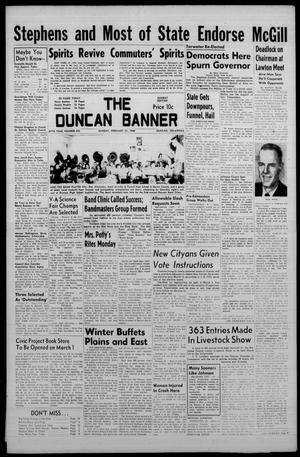 Primary view of object titled 'The Duncan Banner (Duncan, Okla.), Vol. 67, No. 292, Ed. 1 Sunday, February 21, 1960'.