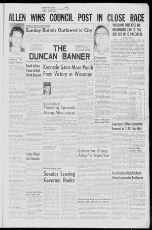 The Duncan Banner (Duncan, Okla.), Vol. 68, No. 18, Ed. 1 Wednesday, April 6, 1960