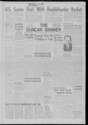 The Duncan Banner (Duncan, Okla.), Vol. 68, No. 84, Ed. 1 Wednesday, June 22, 1960