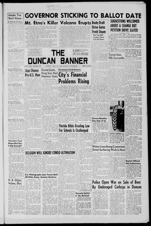 The Duncan Banner (Duncan, Okla.), Vol. 68, No. 106, Ed. 1 Monday, July 18, 1960