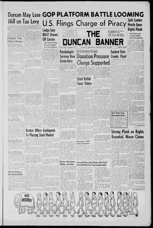 Primary view of object titled 'The Duncan Banner (Duncan, Okla.), Vol. 68, No. 112, Ed. 1 Monday, July 25, 1960'.