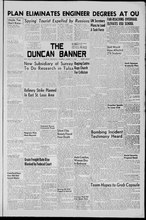 Primary view of object titled 'The Duncan Banner (Duncan, Okla.), Vol. 68, No. 127, Ed. 1 Thursday, August 11, 1960'.