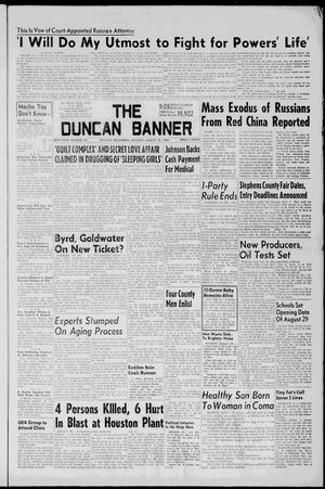 The Duncan Banner (Duncan, Okla.), Vol. 68, No. 127, Ed. 1 Monday, August 15, 1960