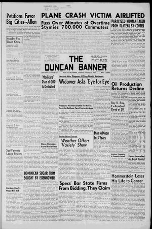 Primary view of object titled 'The Duncan Banner (Duncan, Okla.), Vol. 68, No. 137, Ed. 1 Tuesday, August 23, 1960'.