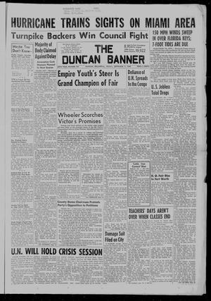 The Duncan Banner (Duncan, Okla.), Vol. 68, No. 152, Ed. 1 Friday, September 9, 1960