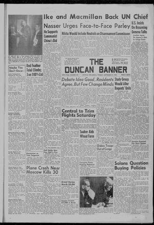 Primary view of object titled 'The Duncan Banner (Duncan, Okla.), Vol. 68, No. 167, Ed. 1 Tuesday, September 27, 1960'.