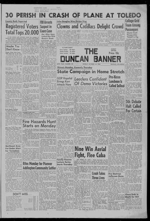 The Duncan Banner (Duncan, Okla.), Vol. 68, No. 195, Ed. 1 Sunday, October 30, 1960