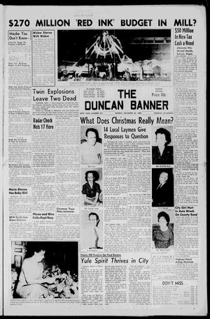 The Duncan Banner (Duncan, Okla.), Vol. 68, No. 243, Ed. 1 Sunday, December 25, 1960