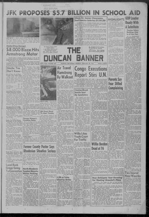 The Duncan Banner (Duncan, Okla.), Vol. 68, No. 292, Ed. 1 Monday, February 20, 1961