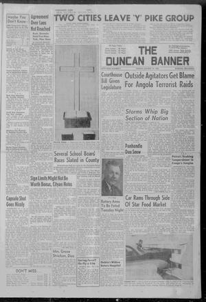 Primary view of object titled 'The Duncan Banner (Duncan, Okla.), Vol. 69, No. 2, Ed. 1 Sunday, March 19, 1961'.