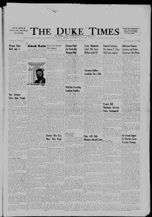 The Duke Times (Duke, Okla.), Vol. 25, No. 10, Ed. 1 Thursday, July 10, 1958