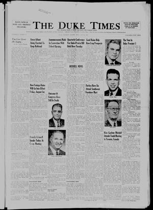 The Duke Times (Duke, Okla.), Vol. 25, No. 12, Ed. 1 Thursday, July 24, 1958