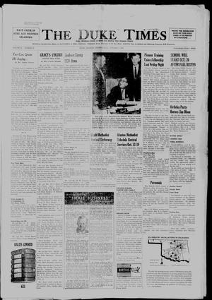 The Duke Times (Duke, Okla.), Vol. 25, No. 23, Ed. 1 Thursday, October 9, 1958