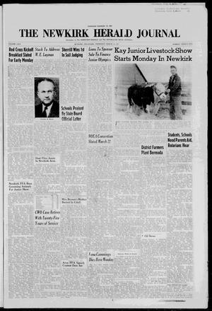 The Newkirk Herald Journal (Newkirk, Okla.), Vol. 64, No. 26, Ed. 1 Thursday, March 14, 1957