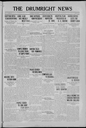 The Drumright News (Drumright, Okla.), Vol. 7, No. 22, Ed. 1 Friday, June 16, 1922