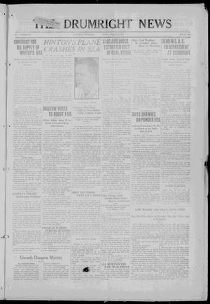 Primary view of object titled 'The Drumright News (Drumright, Okla.), Vol. 7, No. 32, Ed. 1 Friday, August 25, 1922'.