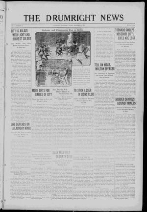 The Drumright News (Drumright, Okla.), Vol. 7, No. 42, Ed. 1 Friday, November 3, 1922