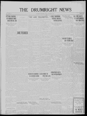 The Drumright News (Drumright, Okla.), Vol. 3, No. 37, Ed. 1 Friday, November 30, 1923
