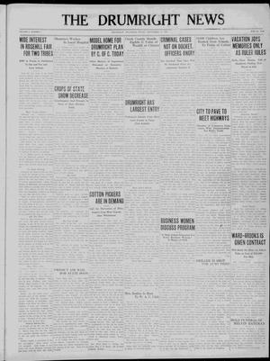 The Drumright News (Drumright, Okla.), Vol. 4, No. 7, Ed. 1 Friday, September 19, 1924