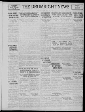 Primary view of object titled 'The Drumright News (Drumright, Okla.), Vol. 10, No. 41, Ed. 1 Friday, July 16, 1926'.