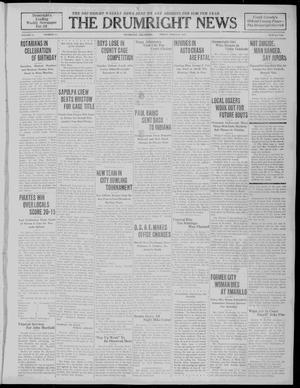 Primary view of object titled 'The Drumright News (Drumright, Okla.), Vol. 11, No. 41, Ed. 1 Friday, March 4, 1927'.