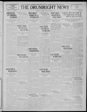 The Drumright News (Drumright, Okla.), Vol. 12, No. 18, Ed. 1 Friday, September 23, 1927
