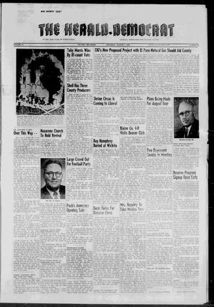 Primary view of object titled 'The Herald-Democrat (Beaver, Okla.), Vol. 72, No. 10, Ed. 1 Thursday, August 7, 1958'.