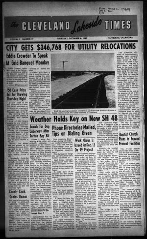 The Cleveland Lakeside Times (Cleveland, Okla.), Vol. 1, No. 21, Ed. 1 Thursday, December 6, 1962